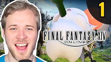I Tried Final Fantasy XIV for the First Time! (My First MMO)