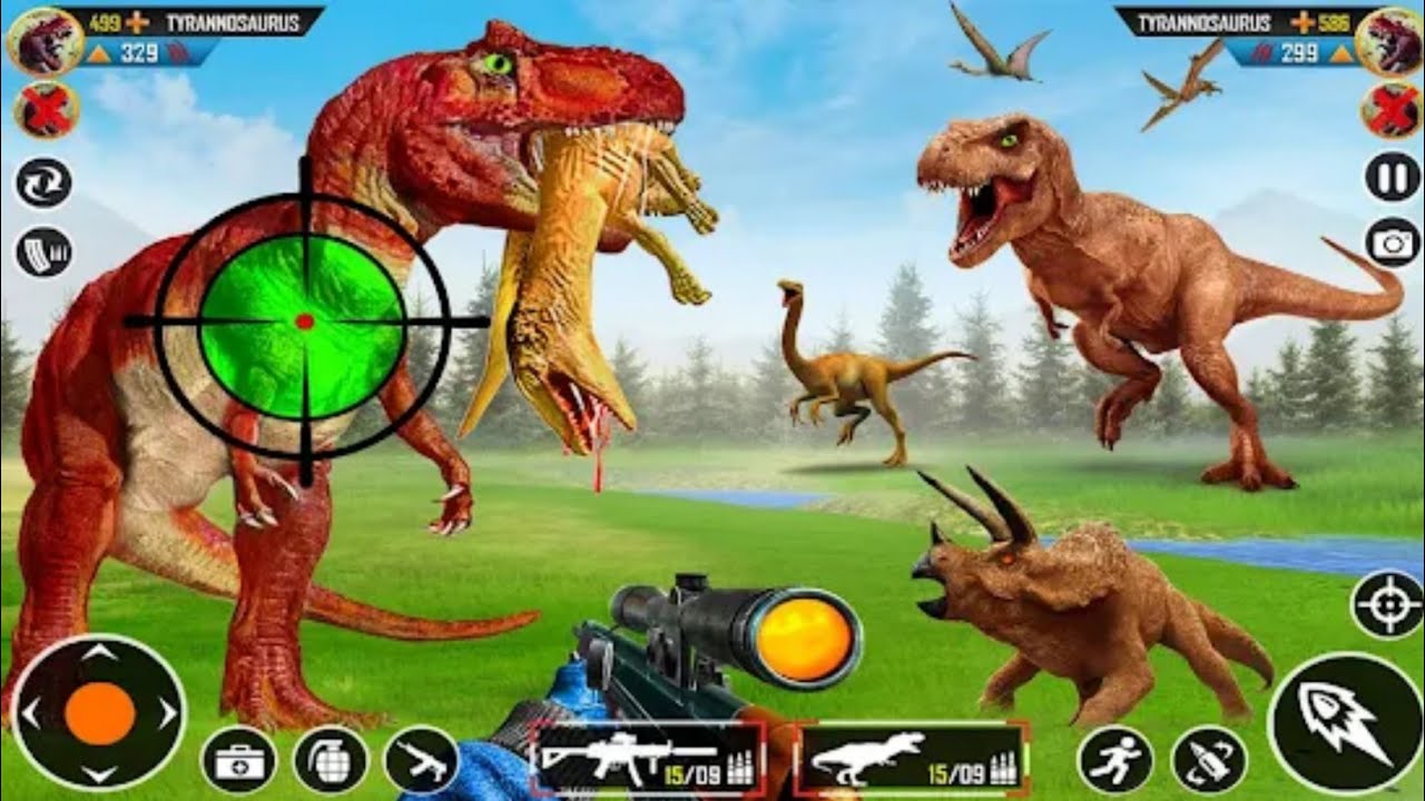 Real Dino Hunting Zoo Hunter Android Gameplay - YouTube