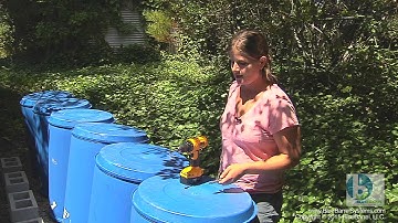 PART 2 - How to Build a BlueBarrel Rainwater Catchment System™ - Vents & Alignment