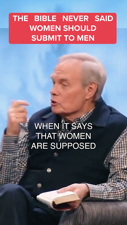 The Bible Never Said Woman Should Submit To Men