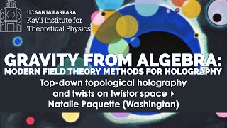 Top-down topological holography and twists on twistor space  ▸  Natalie Paquette (Washington)