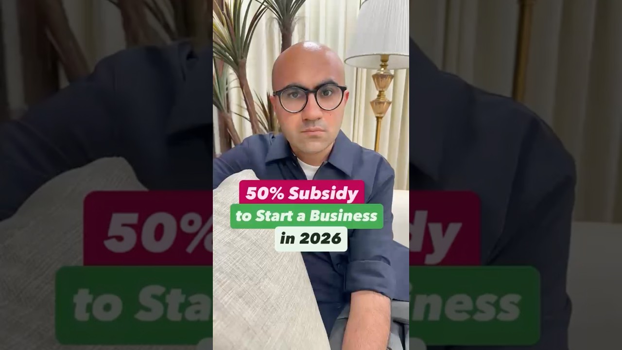 50% Subsidy to Start a Business in 2026 | Business | Sarthak Ahuja