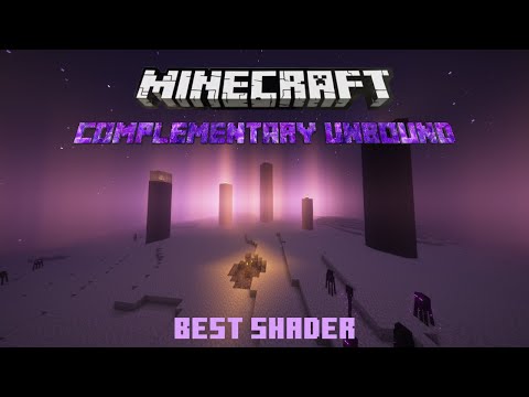 Minecraft Shader - Complementary Unbound - Ultra Profile FHD 60FPS RTX 4050 / Minecraft Java Edition