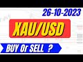XAUUSD CHART ANALYSIS FOR TODAY 26-10-2023 | GOLD FOREX TRADING | GOLD INTRADAY TRADING SETUP