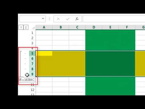 Video: Cách Hiển Thị Các ô ẩn Trong Excel