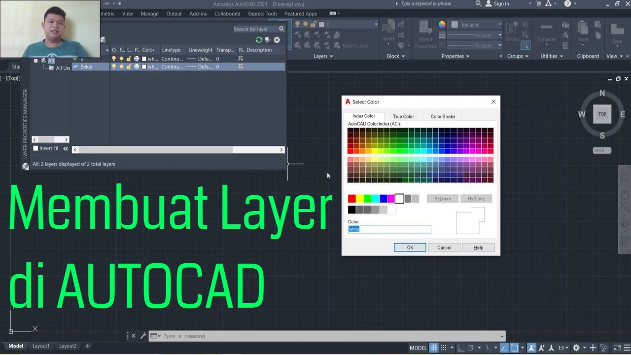06. Tutorial Autocad - Manfaat dan Cara Membuat Layer #autocad # ...