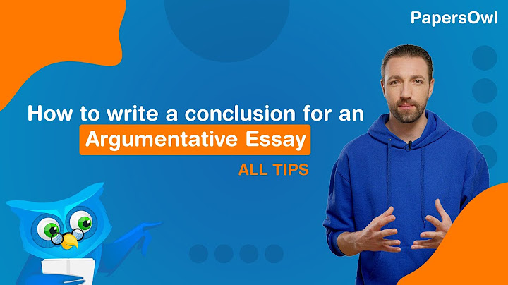 What three things should be included in a concluding paragraph