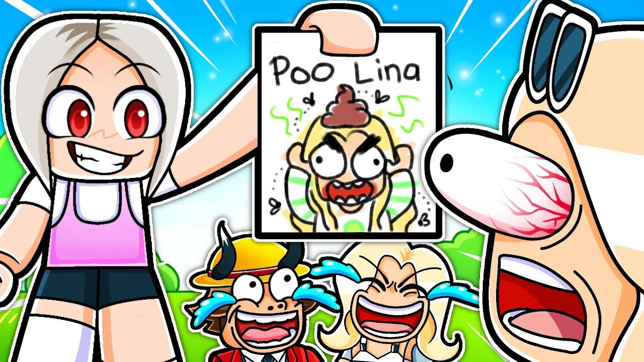 Siblings DRAW EACH OTHER In Roblox...😂💀