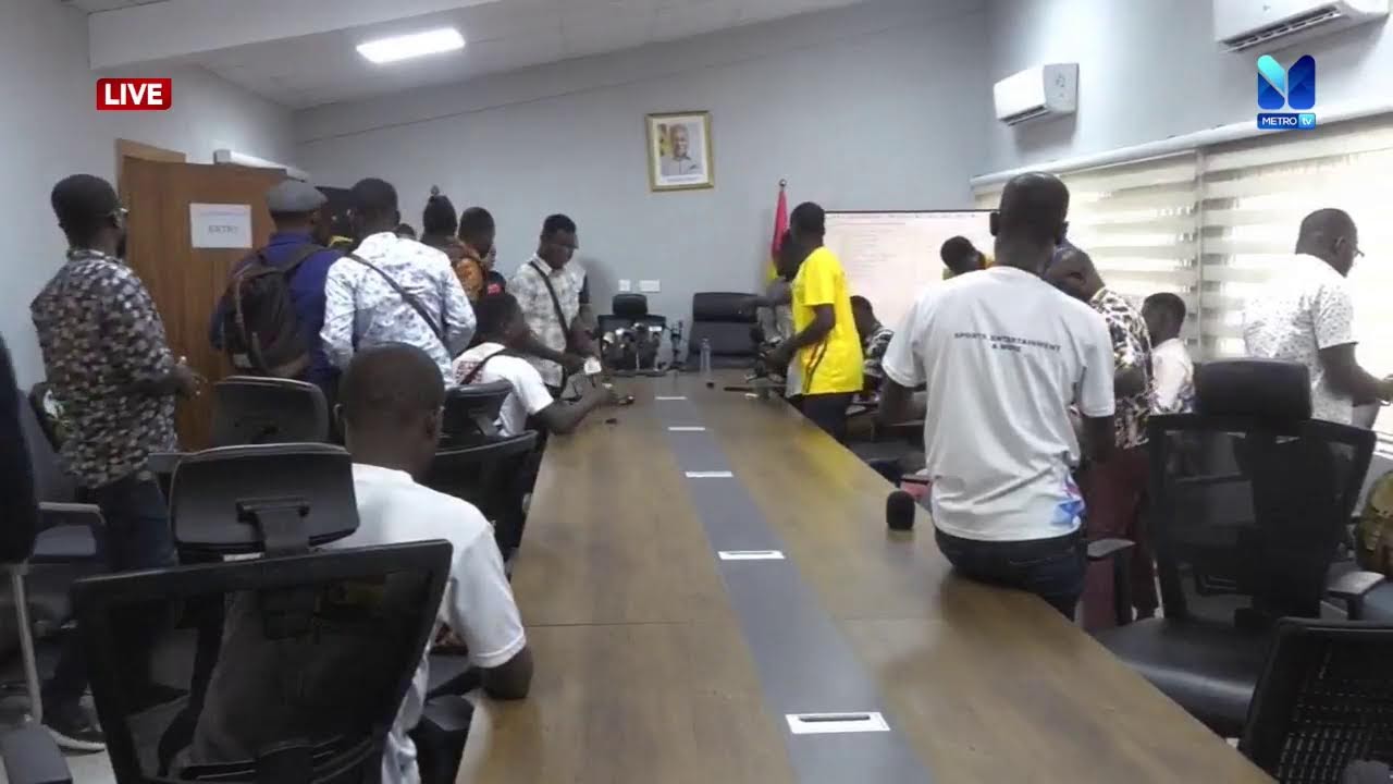 LIVE: SPORTS MINISTER KOFI ADAMS ADDRESSES VISA SCANDAL!