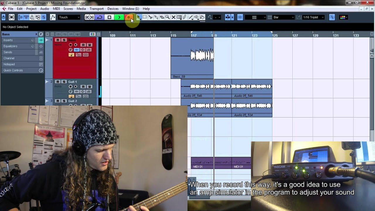 The Basics of Recording Bass Guitar - YouTube
