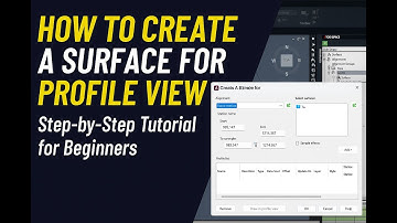 How to Create a Surface for Profile View in Civil 3D | Complete Step-by-Step Tutorial for Beginners