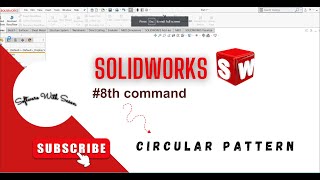 How to use Circular Pattern in Solidworks