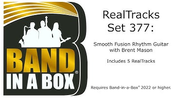 Band-in-a-Box® 2022 - RealTracks Set 377: Smooth Fusion Rhythm Guitar with Brent Mason
