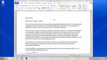 Saving a document in Microsoft Word 2010