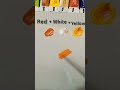 #relaxing #colormix #art red, white and yellow combination....