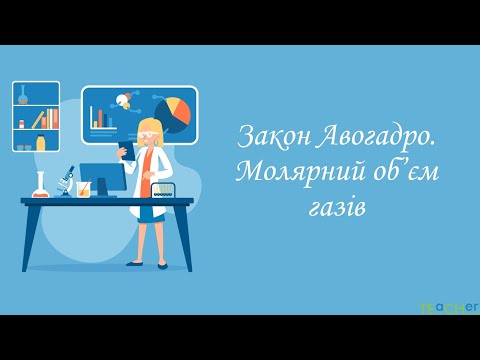 Закон Авогадро. Молярний об’єм газів