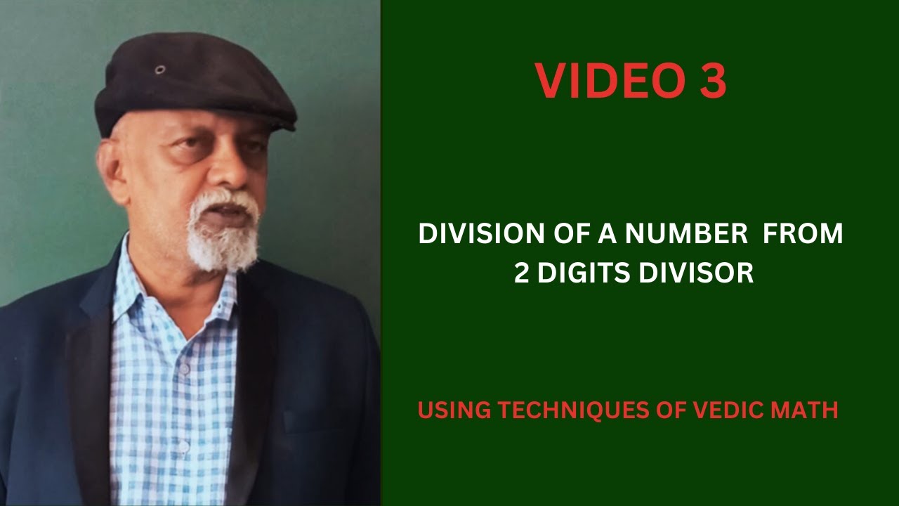 VEDIC MATH - VIDEO 3 - YouTube