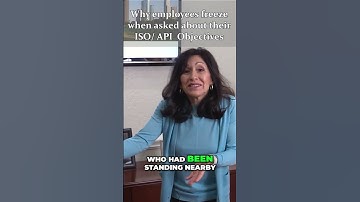 Why employees freeze when asked about their ISO or API Objectives