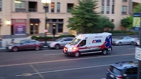 Washington D.C. AMR Ambulance responding