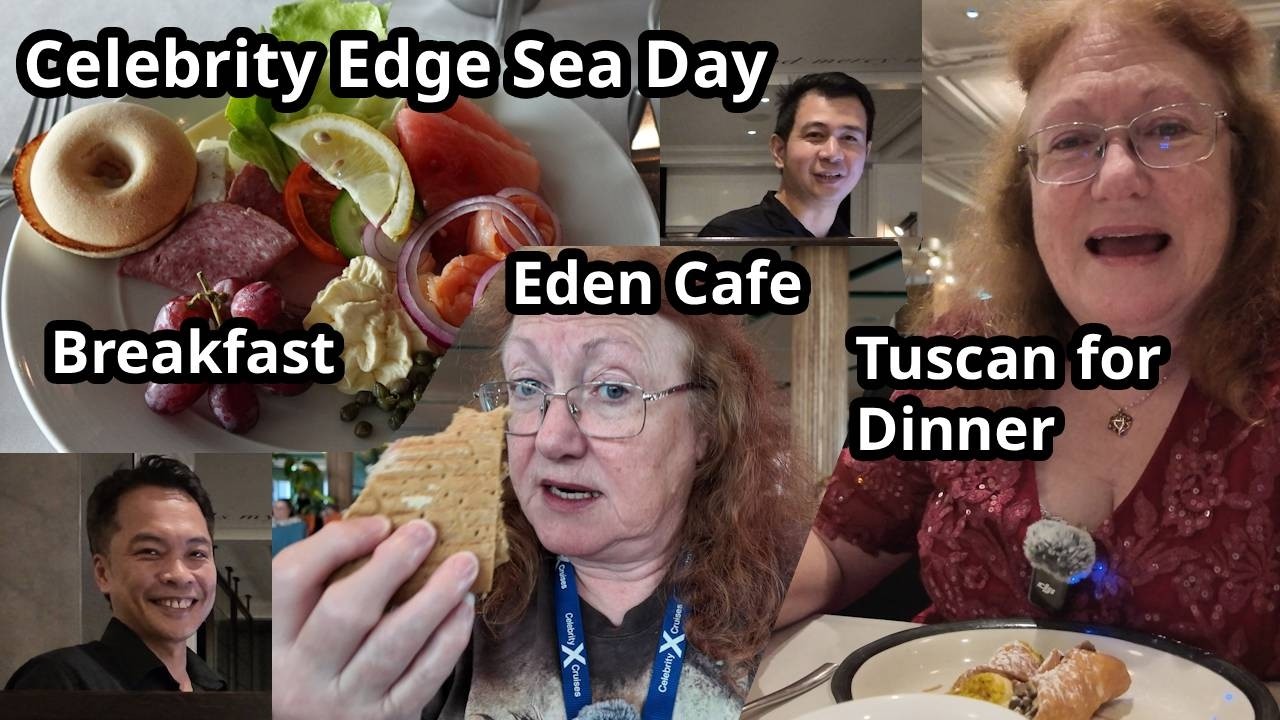 Sea Day Celebrity Edge incl Tuscan - meet our waiters!