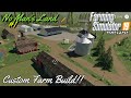 NO MAN'S LAND | CUSTOM FARM\MAP BUILD!! | FS19 Timelapse | #1 | Xbox one X