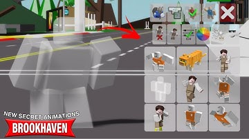 NEW!!! TUTORIAL HOW TO UNLOCK SECRET ANIMATIONS & HOW TO BECOME INVISIBLE In Brookhaven RP!🏡