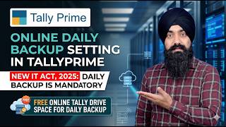 DAILY BACKUP NEW INCOME TAX RULE 46(8) | BAKCUP IN TALLY DRIVE | TALLY DATA BACKUP ON CLOUD screenshot 1