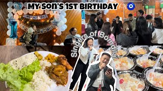 My Son’s first birthday vlog🧿🫶🏻|| Family❤️|| Friends || #eat #drink #birthdaycelebration