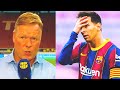 BARCELONA FANS ARE OUTRAGED BY KOEMAN'S WORDS ABOUT MESSI! That's what the Barcelona coach said!