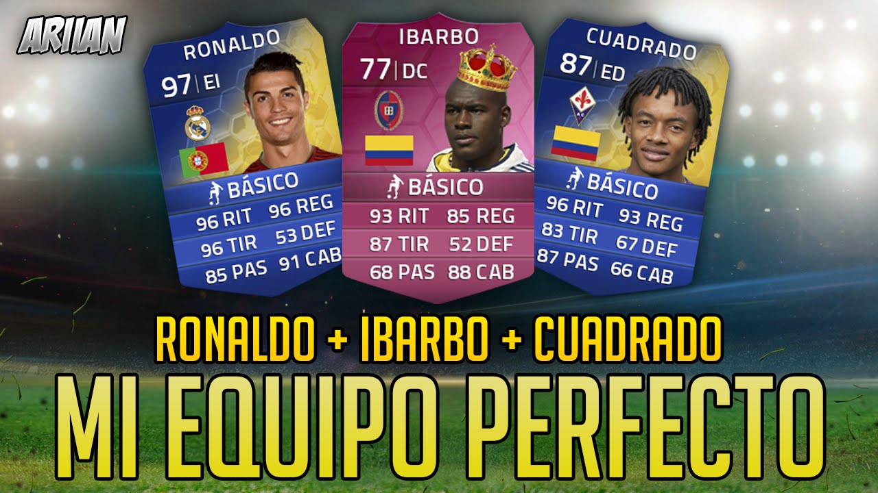 FIFA 14 | Mi Equipo Perfecto - Cristiano Ronaldo + Ibarbo + Cuadrado!