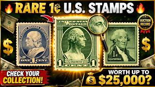 🔥 3 Rare 1¢ U.S. Stamps Worth Up to $25,000+ | Check Your Collection Before It's Too Late!