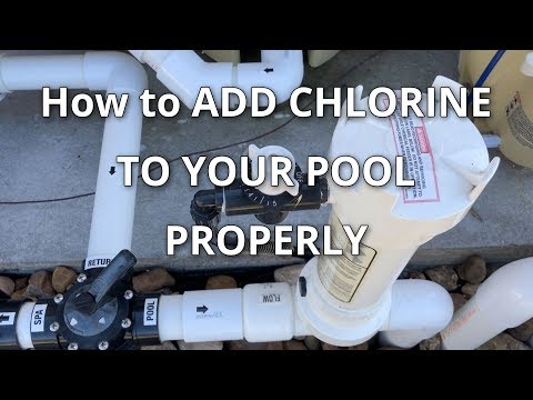 How to ADD CHLORINE to your Pool