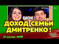 ШОК-ДОХОД семьи ДМИТРЕНКО ! Новости ДОМ 2,  01 декабря  2018