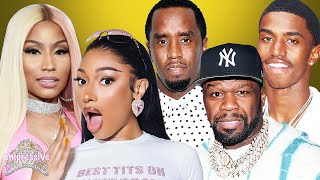 Megan Thee Stallion BAITS Nicki Minaj into another rap beef? | 50 Cent DRAGS Diddy's son Christian