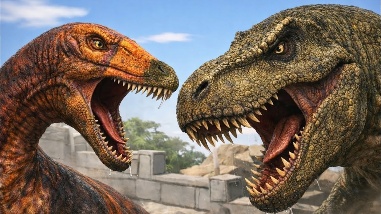 ARBS: THERIZINOSAURUS vs T-REX — ONE ON ONE BATTLE