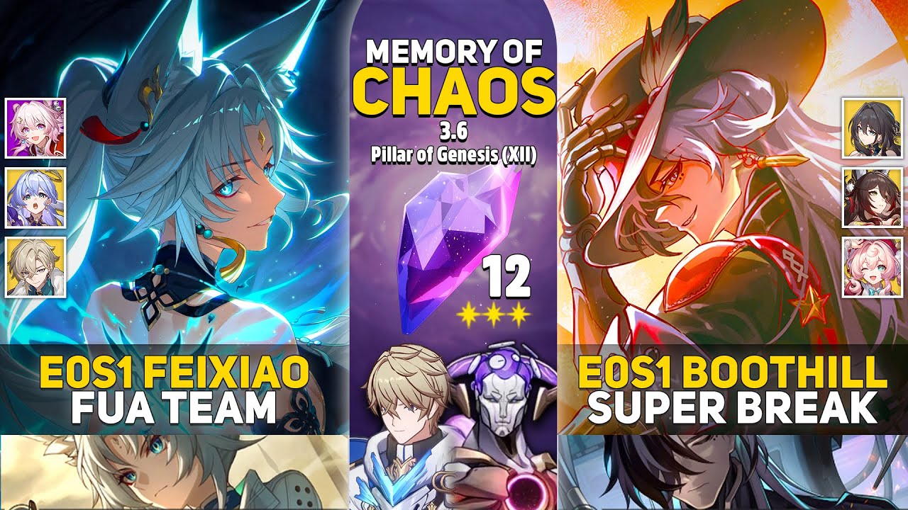 E0S1 Feixiao FUA Team & E0S1 Boothill Super Break | MOC 12 | Honkai: Star  Rail 3.6