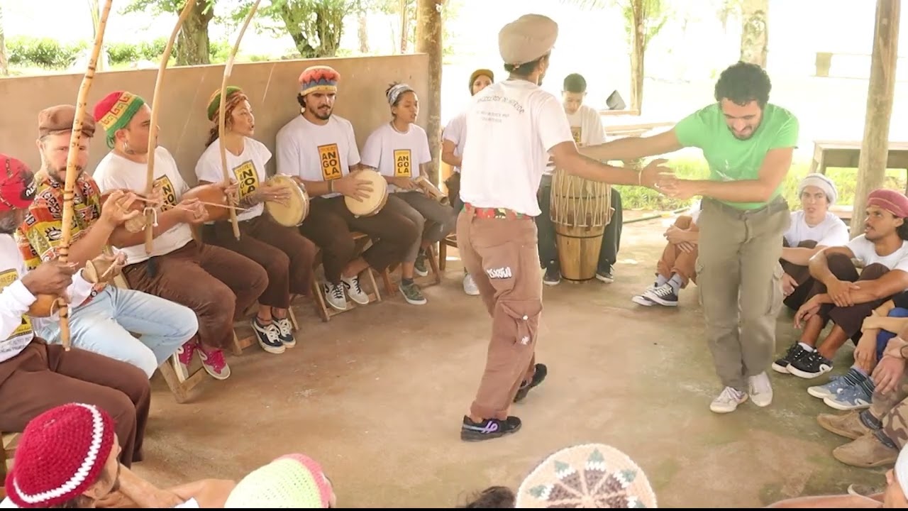 Angoleiro Vadiando, Treinel Zangado e ILai, Angoleiros do Interior, março de 2023.