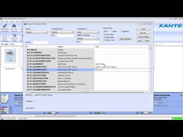 iQueue - Languages Tutorial