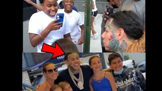 6ix9ine Giving Back To The People, Meets His Fans & Visits The Hood For The First Time | Tekashi69