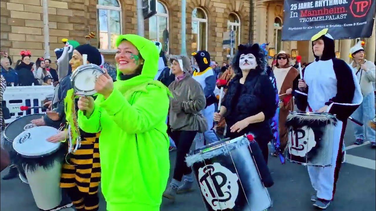 Gemeinsamer Fasnachtsumzug in Mannheim Ludwigshafen 02.03.2025 die