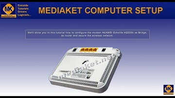 HUAWEI Echolife HG520b Modem Router -  configuration as a bridge, as a Router and Secure the WIFI