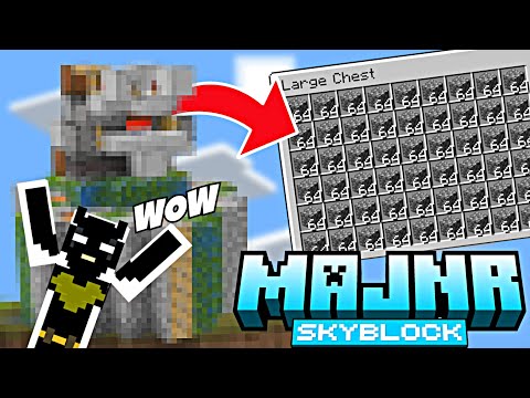 Upgrade Mého Cobblestone Generátoru!!!|majnrskyblock #4|