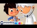 Going To the Doctors! | Learning Videos | Kids Videos ABCs 123s | Moonbug Kids After School