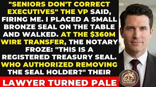 VP Dismissed Me in Boardroom I Used the Treasury Seal to Halt a Deal