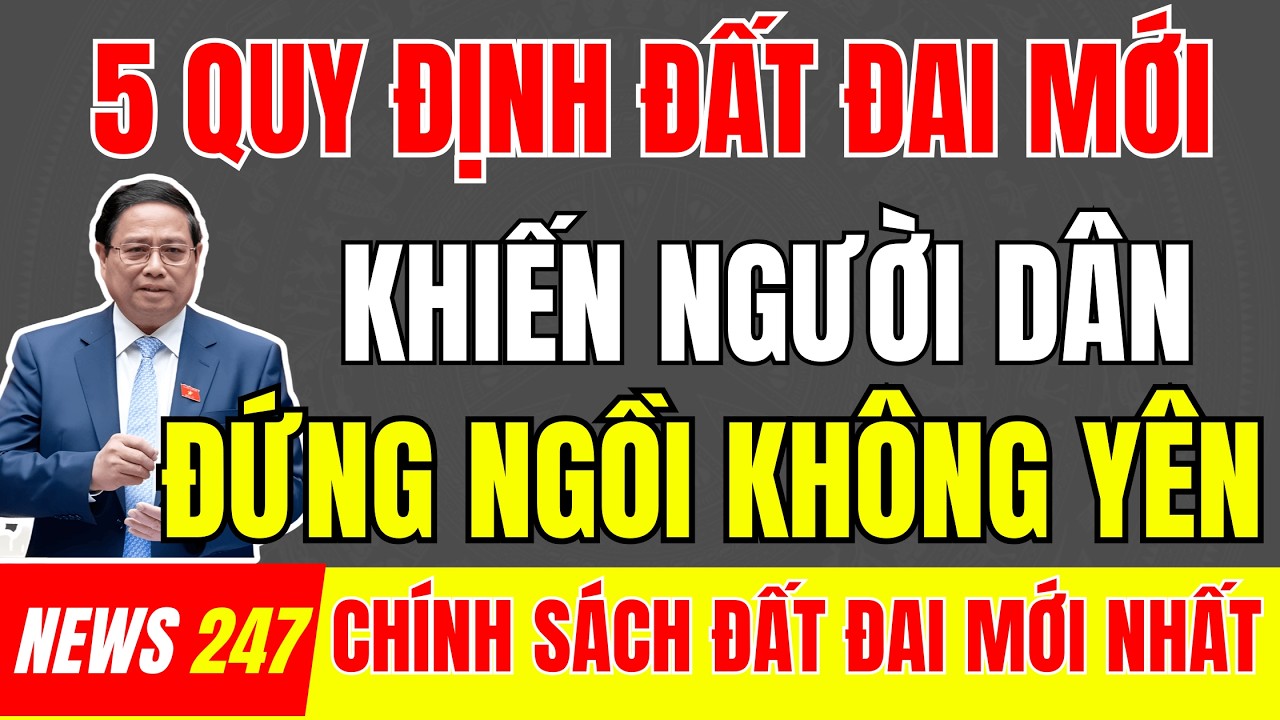 5 Quy Định Mới Đất Đai 2026: Vì Sao Khiến Nhiều Người Đứng Ngồi Không Yên? | #tintuc  #datdai