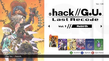 hack G.U. - Last Recode - Vol. 1 - Rebirth (4K) - Gameplay Part 1