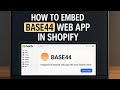 How To Embed Base44 Web App In Shopify EASY 2025 How To Embed Base44 Web App In Shopify EASY 2025