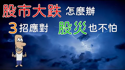 投资理财入门 20！股市大跌怎么办？简单三招应对。股灾从此不再是压力，而是提早财务自由的好机会。 - 天天要闻