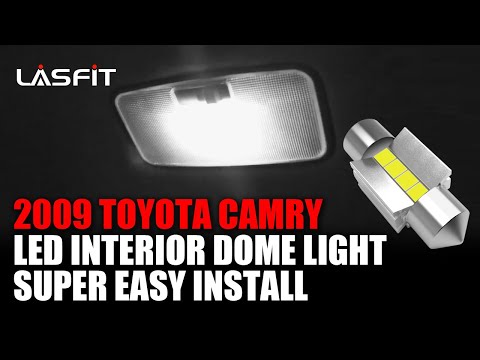 Easy Install - How to Replace the Interior Dome Light to LED bulbs Toyota Camry 2007-2019