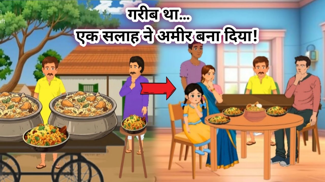 गरीबी से अमीरी तक का सफर | दिल छू लेने वाली कहानी | moral story 